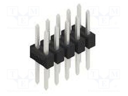 Connector: pin strips; pin header; male; PIN: 10; 2.54mm; THT; 2x5