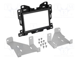 Radio frame; Mercedes; 2 DIN; black