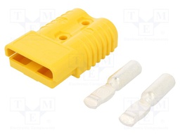 Plug; wire-wire; SB175; hermaphrodite; PIN: 2; for cable; crimped