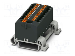 Splice terminal: rail; 24A; 690V; push-in; PA; 0.14÷4mm2; W: 56.5mm