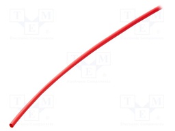 Heat shrink sleeve; glueless; 2: 1; 4.8mm; L: 1m; polyolefine