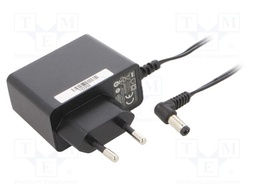 Power supply: switched-mode; constant voltage; 12VDC; 0.5A; 6W
