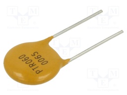 Fuse: PTC polymer; 650mA; Imax: 40A; THT; PTR060V; bag