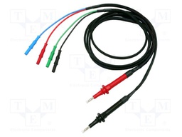 Kelvin cable; Len: 1.5m; Kelvin probe,banana plug 4mm x2; 2pcs.