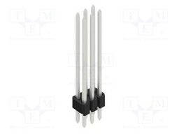 Connector: pin strips; pin header; male; PIN: 6; 1.27mm; THT; 2x3