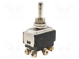 Switch: toggle; Pos: 3; DP3T; (ON)-OFF-(ON); 15A/277VAC; 0÷85°C
