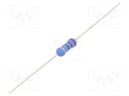 Resistor: metal oxide; 220Ω; 1W; ±5%; Ø3.5x10mm; -55÷155°C