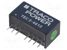 Converter: DC/DC; 2W; Uin: 36÷75V; 12VDC; Iout: 167mA; SIP8; 4.5g