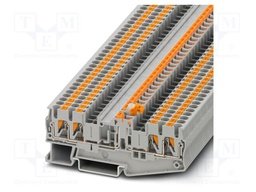 Splice terminal: rail; 16A; 400V; push-in; PA; L: 35.2mm; 0.14÷4mm2