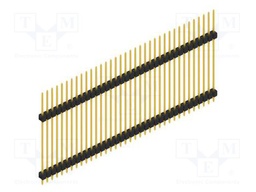 Connector: pin strips; pin header; male; PIN: 36; 2.54mm; THT; 1x36
