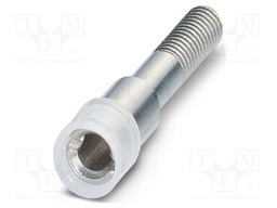 Test socket; screw terminal; PA; ways: 1; W: 4mm; H: 4mm; Body: silver