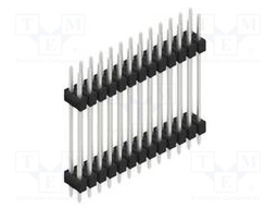 Connector: pin strips; pin header; male; PIN: 26; 2.54mm; THT; 2x13