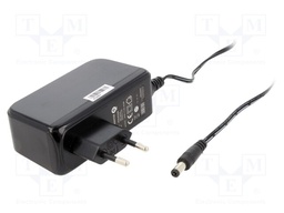 Power supply: switched-mode; volatage source; 24VDC; 1.5A; 36W