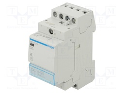 Contactor: 4-pole installation; 25A; 230VAC; NC x2 + NO x2; DIN