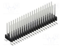 Connector: pin strips; pin header; male; PIN: 44; 1.27mm; SMT; 2x22