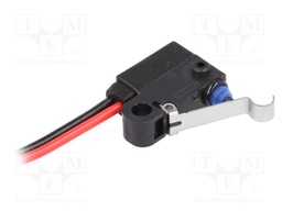 Microswitch SNAP ACTION; with lever with roller simulation