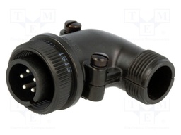 Connector: circular; Series: 97; plug; male; PIN: 5; silver plated