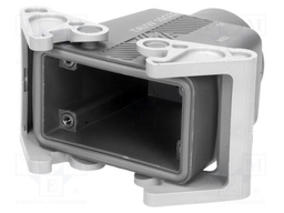 Enclosure: for HDC connectors; HYGENIC T-Type/W; size 57.27