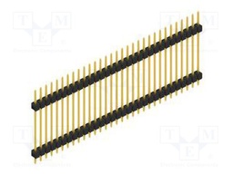Connector: pin strips; pin header; male; PIN: 31; 2.54mm; THT; 1x31