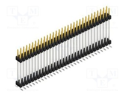 Connector: pin strips; pin header; male; PIN: 62; 2.54mm; SMT; 2x31