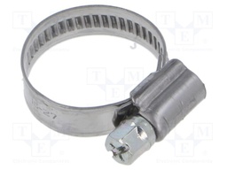 Worm gear clamp; W: 9mm; Clamping: 16÷27mm; steel; WD9; W2
