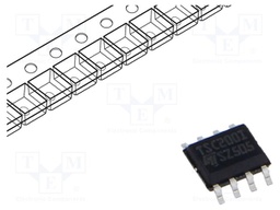 IC: instrumentation amplifier; 1MHz; Ch: 1; SO8; -2.5÷2.5mV
