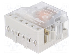 Relay: installation; bistable; NO x2; Ucoil: 24VAC; 10A; -40÷40°C