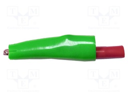 Crocodile clip; 10A; Grip capac: max.7.9mm; Overall len: 58mm