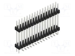 Connector: pin strips; pin header; male; PIN: 32; 2.54mm; SMT; 2x16