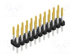 Connector: pin strips; pin header; male; PIN: 22; 2mm; THT; 2x11