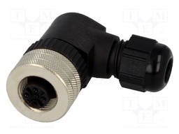 Plug; M12; PIN: 4; female; A code-DeviceNet / CANopen; for cable