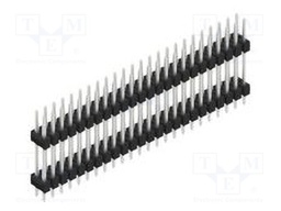 Connector: pin strips; pin header; male; PIN: 48; 2.54mm; THT; 2x24