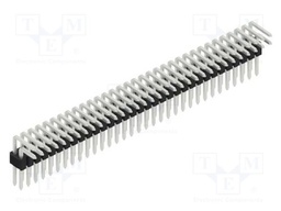 Connector: pin strips; pin header; male; PIN: 66; 1.27mm; THT; 2x33