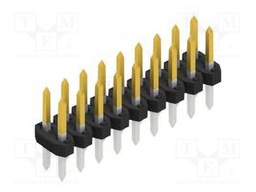 Connector: pin strips; pin header; male; PIN: 18; 2mm; THT; 2x9; 100V