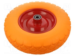 Transport wheel; Ø: 400mm; W: 95mm; 150kg; Mat: foam; -20÷60°C