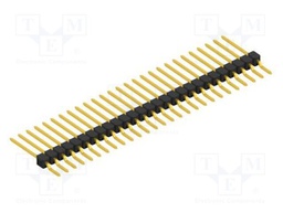 Connector: pin strips; pin header; male; PIN: 27; 2.54mm; SMT; 1x27