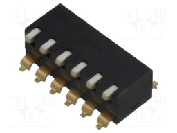 Switch: DIP-SWITCH; Poles number: 6; ON-OFF; 0.025A/24VDC; Pos: 2