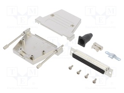 D-Sub HD; PIN: 62; female; shielded,with strain relief; straight