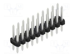 Connector: pin strips; pin header; male; PIN: 20; 2mm; THT; 2x10