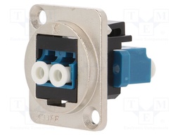 Connector: fiber optic; coupler; single mode duplex (SM)