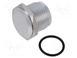 Plug; Cutout: Ø16mm; Mat: aluminum alloy; Panel thick: max.6mm