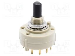 Switch: rotary; Pos: 7; 0.15A/250VAC; THT; Leads: for soldering