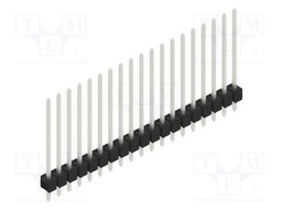 Connector: pin strips; pin header; male; PIN: 19; 2.54mm; THT; 1x19