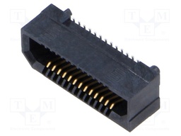 Connector: PCB to PCB; female; PIN: 26; 0.8mm; ERF8; gold-plated