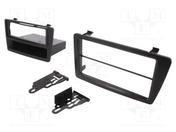 Radio mounting frame; Honda; 1 DIN,2 DIN; matt black