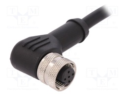 Plug; M12; PIN: 5; female; B code-Profibus; IP67; 60V; 4A; angled