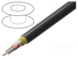 Wire: fibre-optic; Kind: AERO AS04; Øcable: 10.1mm; Colour: black