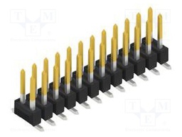 Connector: pin strips; pin header; male; PIN: 24; 2.54mm; SMT; 2x12