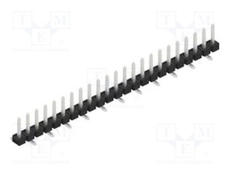 Connector: pin strips; pin header; male; PIN: 23; 2.54mm; SMT; 1x23