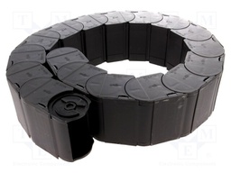 Cable chain; Series: 168; Bend.rad: 150mm; L: 999mm; Int.width: 75mm